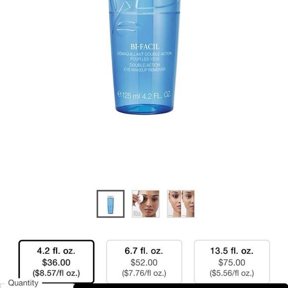 Lancôme Bi-Facil Double Action Eye Make Up Remover 4.2 oz NEW - Picture 2 of 7